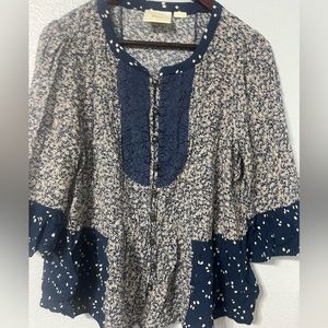 Maeve  Blue tunic  Top Size 10